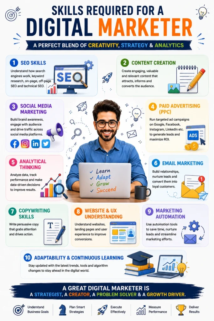 Digital Marketing Expert : Skills required